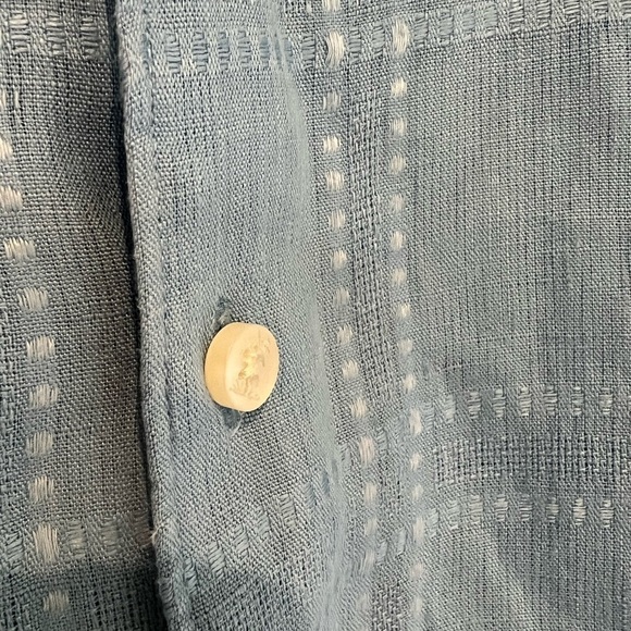 Tommy Bahama 100% Linen Men's Mixed Weave Button Front Casual Shirt / XLarge - Picture 4 of 12